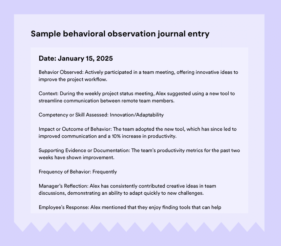 Behavioral observation training in performance management training for managers